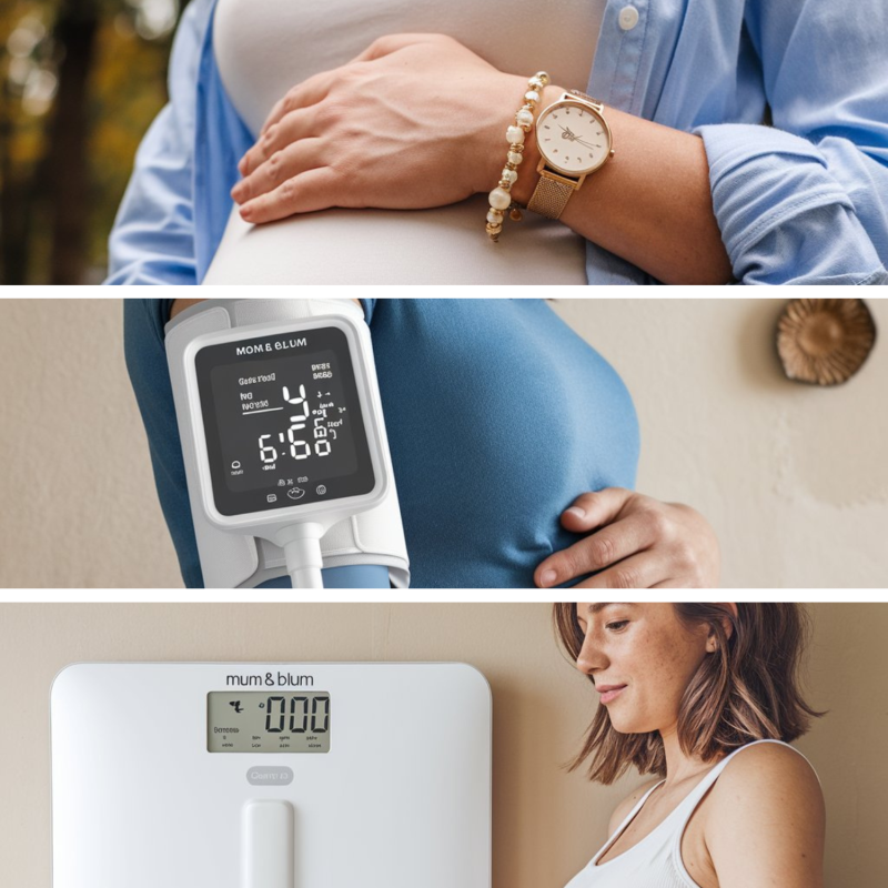 Pack Complet Grossesse Connectée (Montre + Balance + Tensiomètre) – Location 1 an
